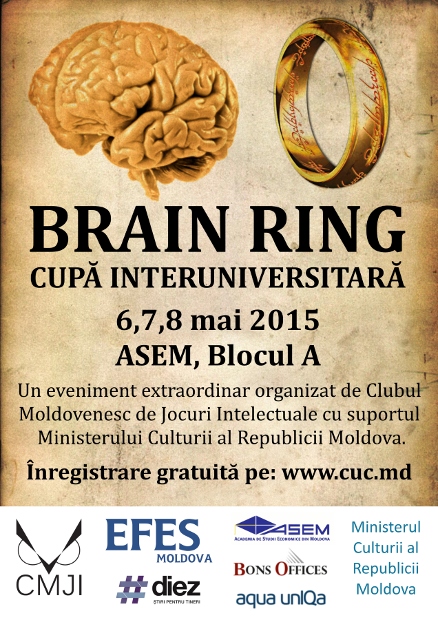 Cupa Interuniversitară la Brain Ring 2015